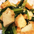 ぶっちー☆☆'s cooksnap of when they made 小松菜と厚揚げの煮びたし.