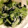 haruao☆'s cooksnap of when they made 小松菜ナムル❤しらす海苔で鉄分カルシウム.