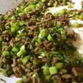 ゆずしちみ's cooksnap of when they made 蕪の葉とひき肉のおにぎりか混ぜ込み具材.