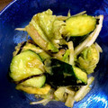 ジジっぷー's cooksnap of when they made アボカドときゅうりのわさび醤油和え.