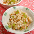 ちわここ's cooksnap of when they made 蕗（フキ）と干しエビの炊き込みご飯.