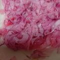 amadokoro's cooksnap of when they made 「赤タマネギ」の酢橘果汁漬け.