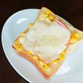 おにぎり99's cooksnap of when they made 簡単！初心者のコーンマヨエッグトースト.
