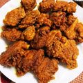 ねこにゃあ☆'s cooksnap of when they made お弁当に♬簡単♡鶏のから揚げ＊カレー味.