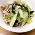 Rstat's cooksnap of when they made あっさり！鶏肉とチンゲン菜の塩炒め.