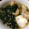 ビールちゃん's cooksnap of when they made 温泉卵ワカメ豆腐の冷たいお吸い物。超簡単.
