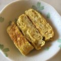ぽれん太's cooksnap of when they made 玉ねぎが入った**玉子焼き**.