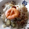 」りふ's cooksnap of when they made 茗荷たっぷり目玉焼き.