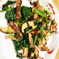 ゾウきち's cooksnap of when they made きのことほうれん草のオリーブオイル炒め.