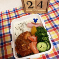 だのん☆彡's cooksnap of when they made ゆで卵まるごとIN☆煮込み爆弾ハンバーグ.