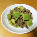 クック9BD0HE☆'s cooksnap of when they made ＊バター香るアボビーフのわさポン炒め＊.