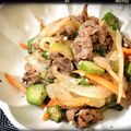 ちえっちょママ's cooksnap of when they made 新玉ねぎと牛肉の胡麻ポン酢炒め.