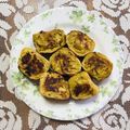 チェックのミニくま's cooksnap of when they made おあげで巻いてクルクルさつま芋のおかず.