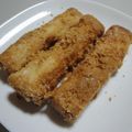 こくぼっち's cooksnap of when they made 油がしみない！食パンでカリふわ揚げパン！.