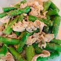 クックRQD69I☆'s cooksnap of when they made 豚肉とアスパラの塩ガーリック炒め.