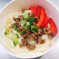 yoama's cooksnap of when they made 豆乳坦々麺風冷やしうどん.