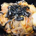 ももくへ's cooksnap of when they made 白滝の納豆ｷﾑﾁﾊﾟｽﾀ風.