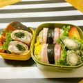 komutatata's cooksnap of when they made クルっと☆ベーコン巻き寿司.