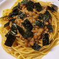 ペコロン☆'s cooksnap of when they made 簡単☆納豆和風パスタ.