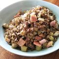 低カロ探検隊's cooksnap of when they made ふき チャーハン ♪♪.