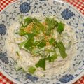 tokotann's cooksnap of when they made クリームパスタ風？豆腐と梅のもっちり素麺.