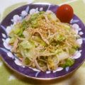 えれぼん's cooksnap of when they made ゴマ香る★もやし＆レタスシャキっとサラダ.