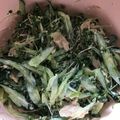 あんずはな's cooksnap of when they made きゅうりとスプラウトのツナサラダ.