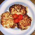 ももたももた's cooksnap of when they made 肉なし◎豆腐と切り干し大根のハンバーグ.