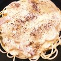 kishico93's cooksnap of when they made 意外と簡単☆牛乳とチーズのカルボナーラ.