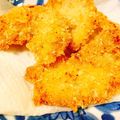 ちゃちゃフィー's cooksnap of when they made 鶏胸肉でバジルとにんにくのチキンカツ♡.