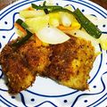ウッシー母's cooksnap of when they made 簡単メインおかず★鯖のマヨパン粉焼き.
