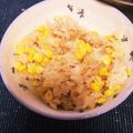 くーー〜's cooksnap of when they made バター醤油風味のとうもろこしご飯.