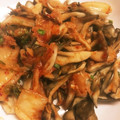 ＊にょにょん＊'s cooksnap of when they made 簡単おつまみ☆キムチ舞茸.
