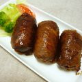 おっしょさん's cooksnap of when they made 肉巻きおにぎり.