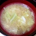 クックK0ELMT☆'s cooksnap of when they made 炒めキャベツのバター味噌スープ.