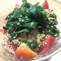 小夏チャン's cooksnap of when they made オカワカメと納豆のサラダ トマト添えて.