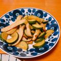 moomin25's cooksnap of when they made ズッキーニとエリンギの洋風炒め.