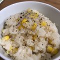 ゆゆ37's cooksnap of when they made 芯も使って♪簡単【とうもろこしライス】.