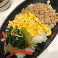 ゆうまのママ。's cooksnap of when they made ごろごろ鶏そぼろ丼.