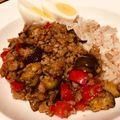 かなぽん☆☆'s cooksnap of when they made 茄子と挽き肉のあんかけ(丼)♪.