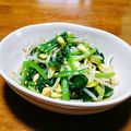 猫のオソマ's cooksnap of when they made ほうれん草と豆もやしのナムル.