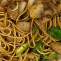 yamahiro10's cooksnap of when they made 材料これだけ★ベーコンとピーマンのパスタ.