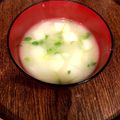 りんチャロ☆'s cooksnap of when they made とろみが優し～い♪かぶと山芋の味噌汁.