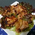 しゃげ。's cooksnap of when they made ジューシー！【オニオンガーリック唐揚げ】.