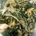 はに333's cooksnap of when they made シャキシャキ水菜の極ウマ玉子炒め.