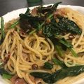 そうまママ☆'s cooksnap of when they made アンチョビ★ベーコンとほうれん草のパスタ.