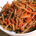 あさここなっつ's cooksnap of when they made 簡単♡甘辛きんぴらごぼう.
