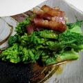 rieのcookクックcook's cooksnap of when they made 菜の花とカリカリベーコンのからし醤油あえ.