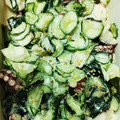 クック8YQSKM☆'s cooksnap of when they made タコときゅうりのわさびマヨネーズ和え.