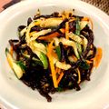 marobkk's cooksnap of when they made 長ひじきと胡瓜のサラダのような酢の物♪.